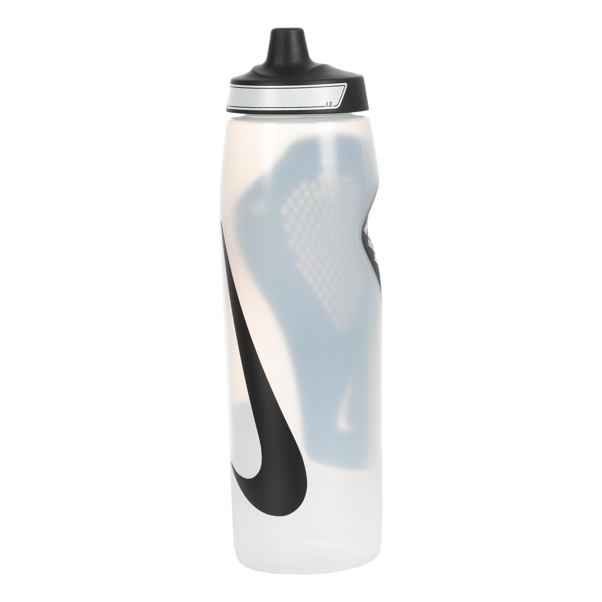 Nike Refuel Grip 946ml Trinkflasche-Transparent,Schwarz