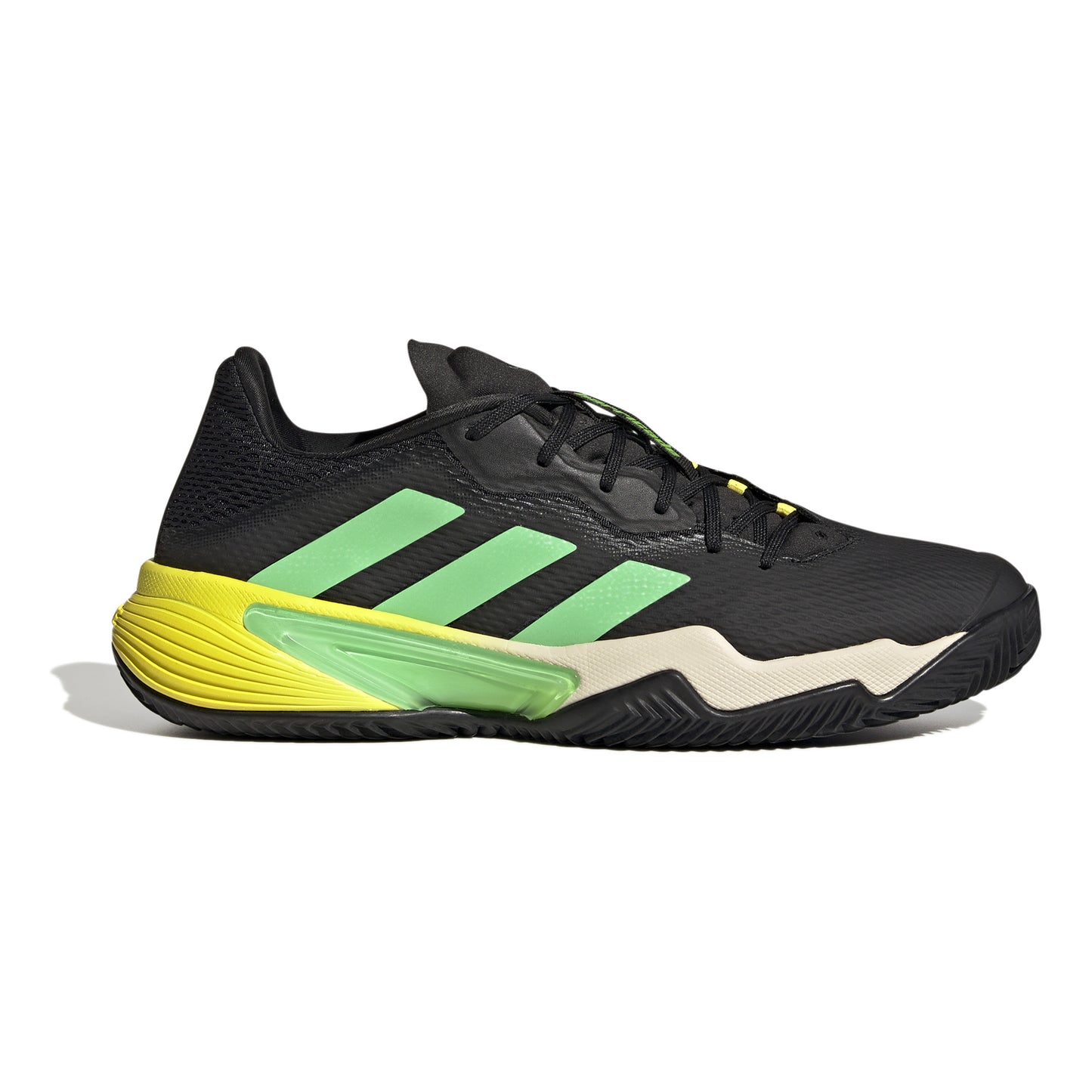 adidas Barricade Sandplatzschuh Herren - schwarz, grün
