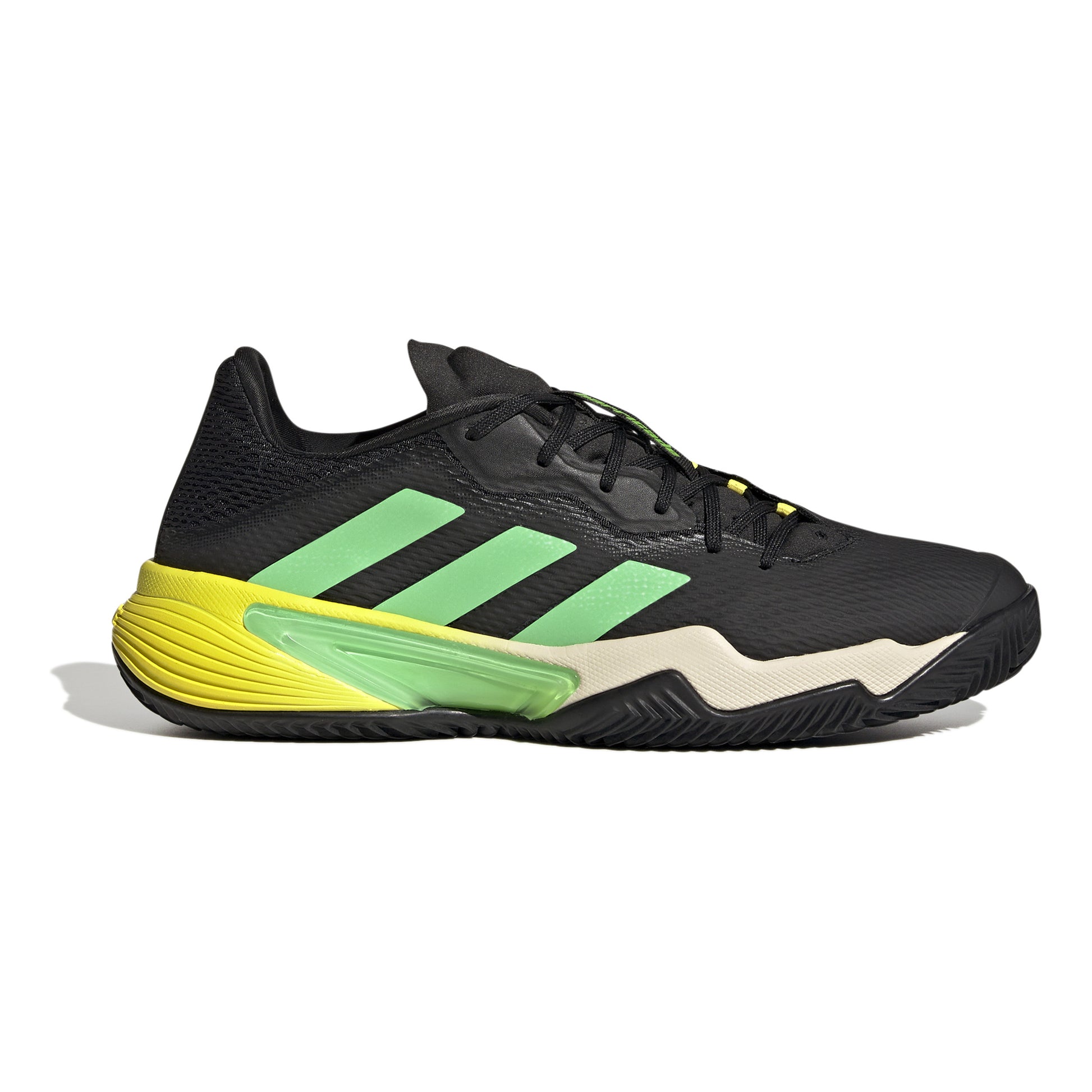 adidas Barricade Sandplatzschuh Herren - schwarz, grün