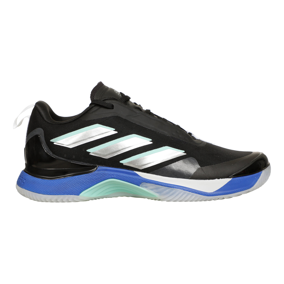 adidas Avacourt Sandplatzschuh Damen - schwarz, silber