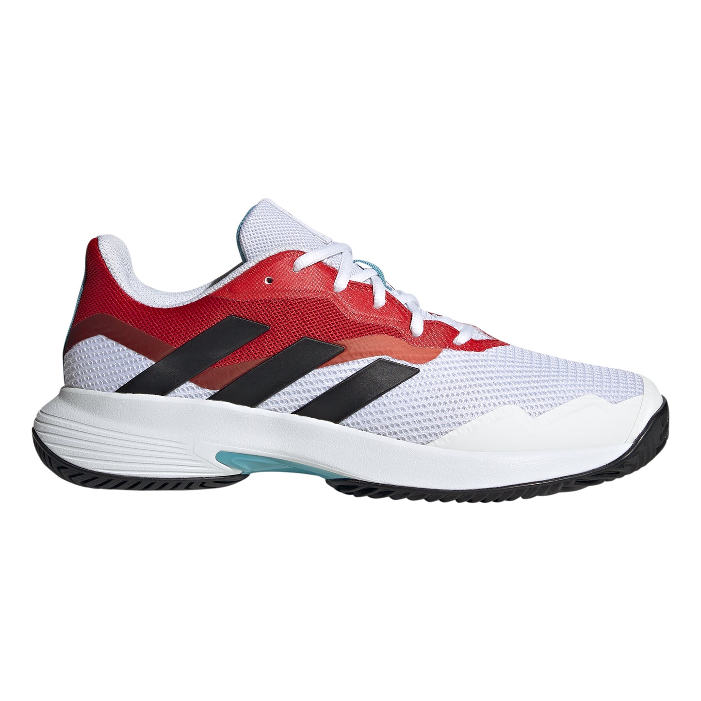 adidas CourtJam Control Allcourtschuh Herren - weiß, rot