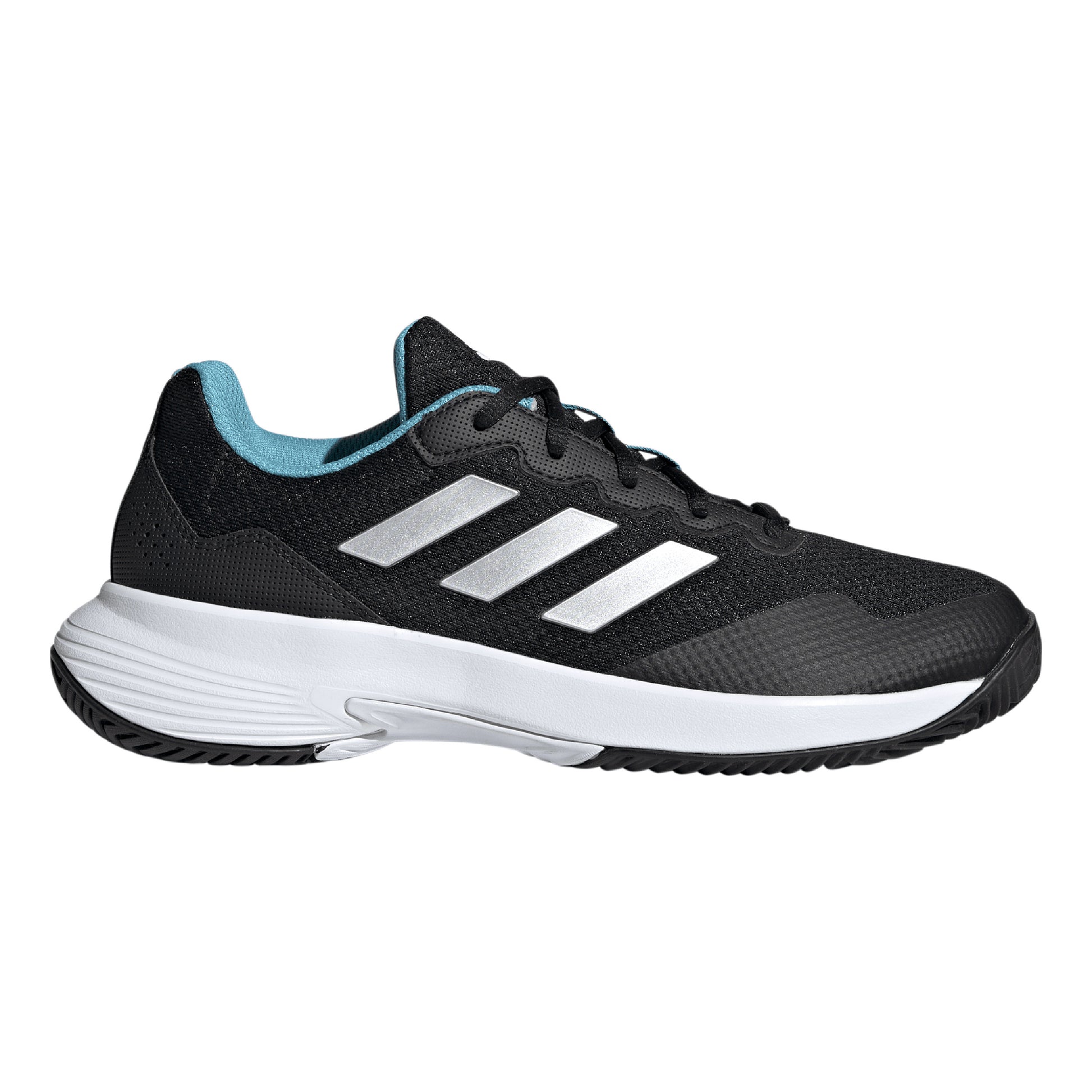 adidas Gamecourt 2 Allcourtschuh Damen - schwarz, silber