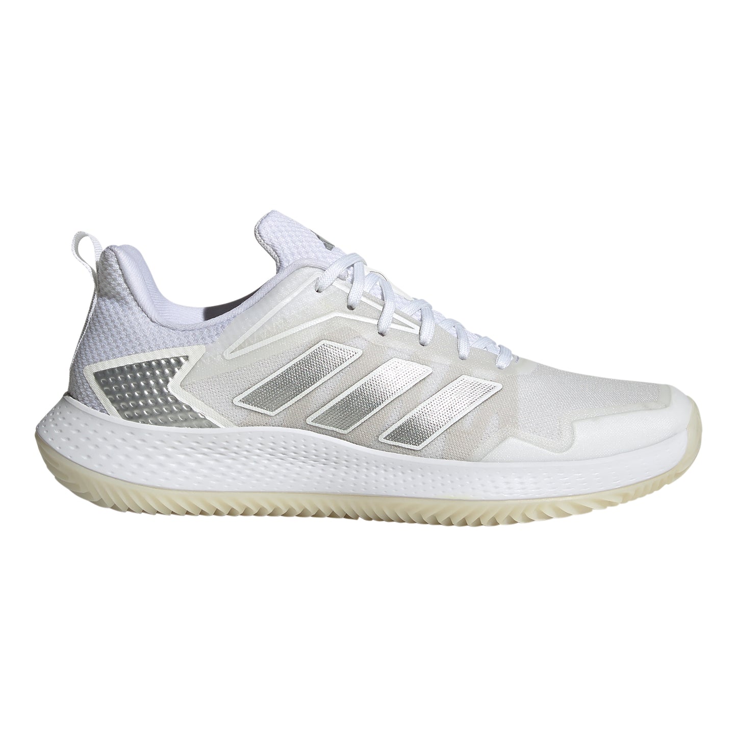 adidas Defiant Speed 2 Sandplatzschuh Damen - weiß, silber