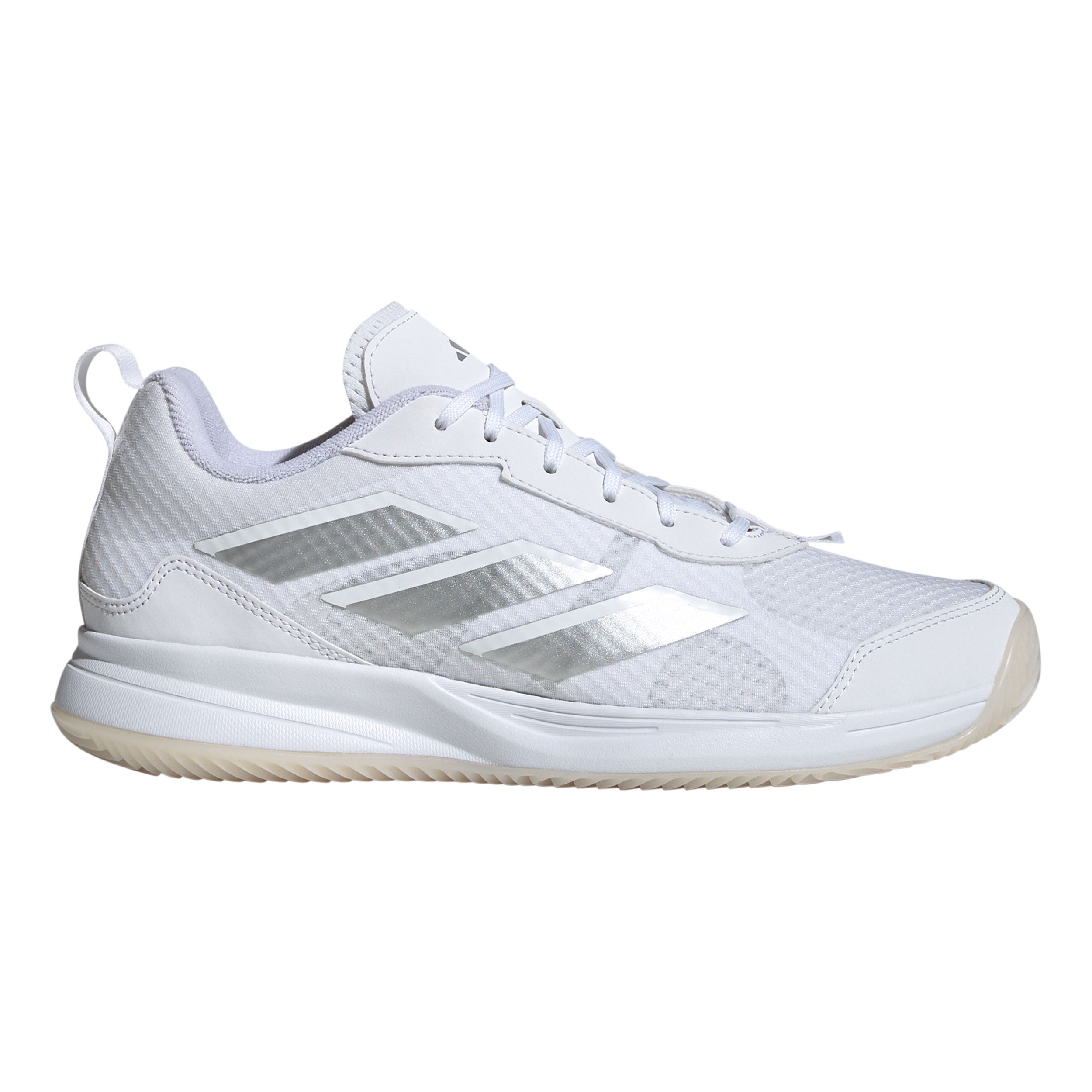 adidas Avaflash Sandplatzschuh Damen - weiß, silber