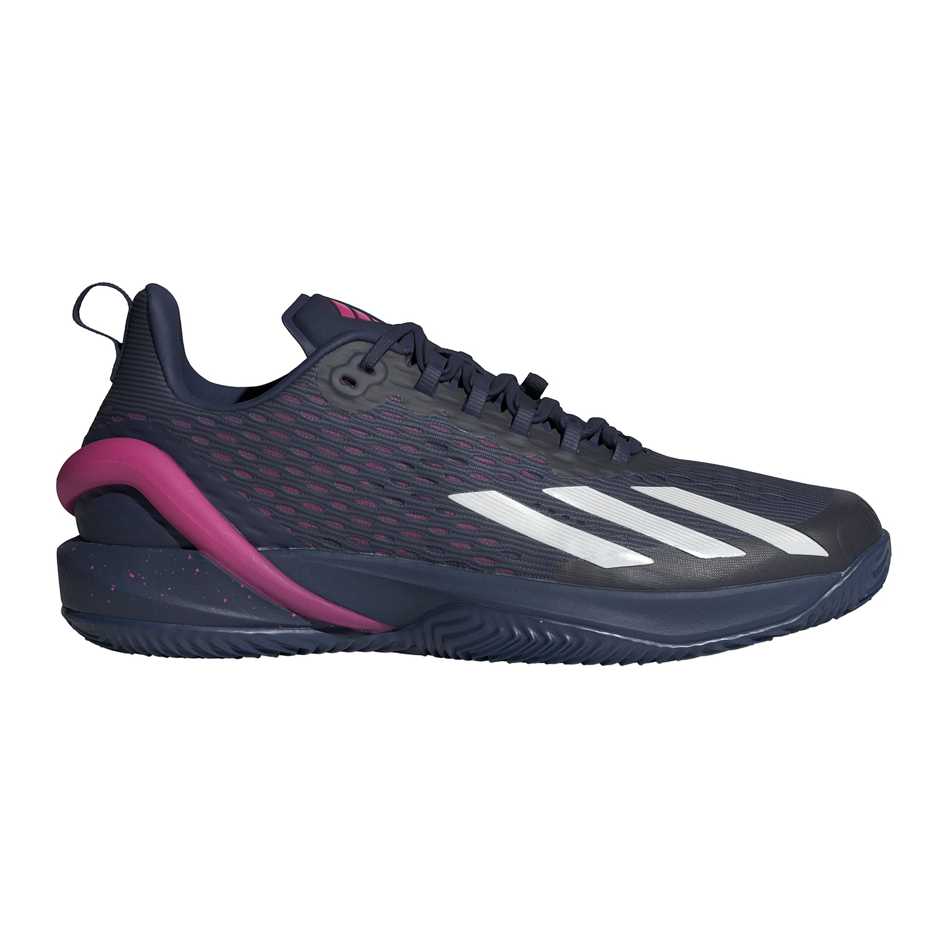 adidas Adizero Cybersonic Sandplatzschuh Herren - dunkelblau, weiß