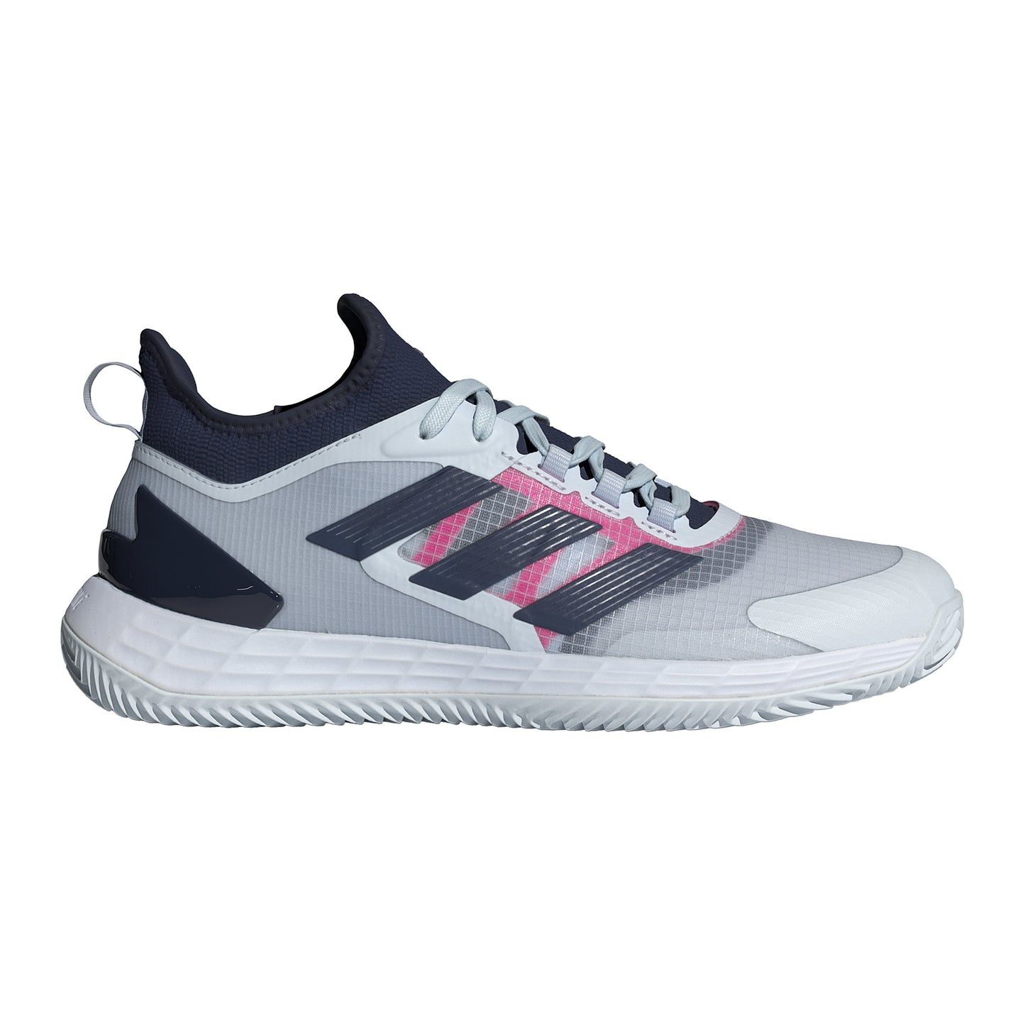 adidas adizero Ubersonic 4.1 Sandplatzschuh Herren - hellgrau, dunkelblau