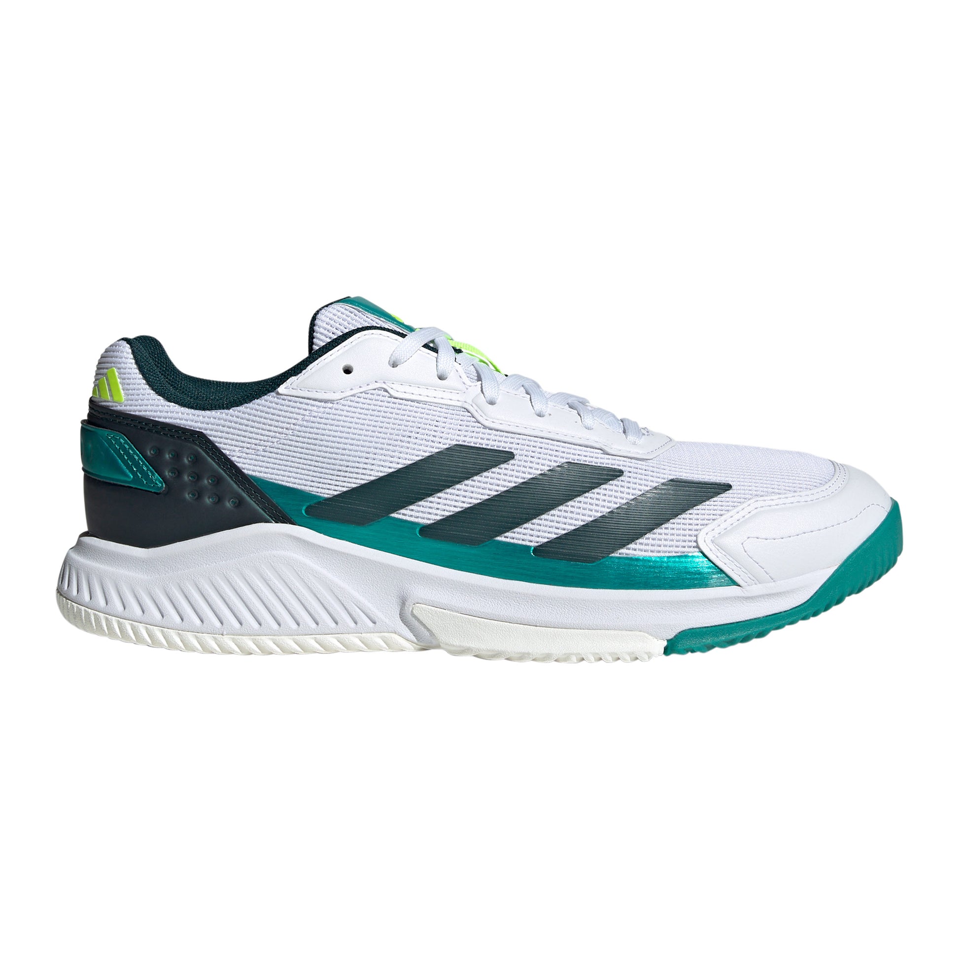 adidas klickpedale Courtquick Padelschuh Herren - weiß, schwarz