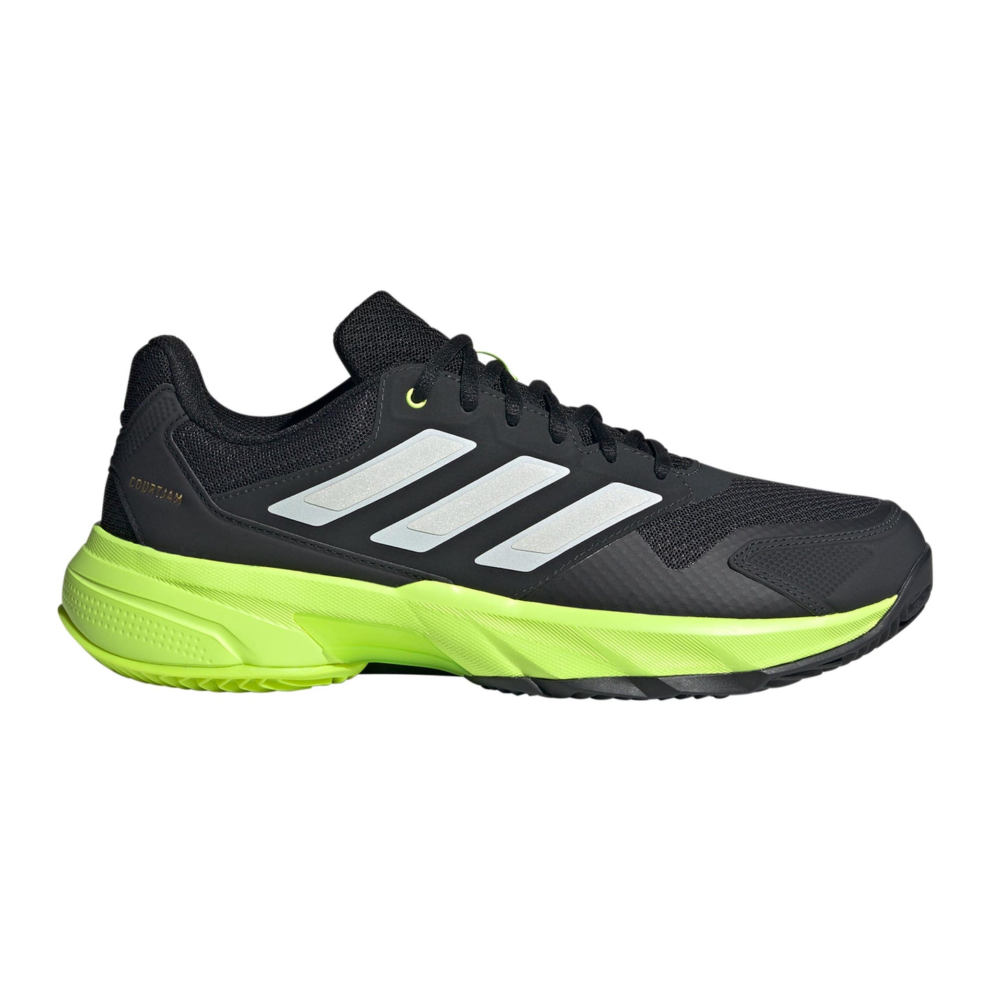 adidas CourtJam Control 3 Allcourtschuh Herren - schwarz, limette