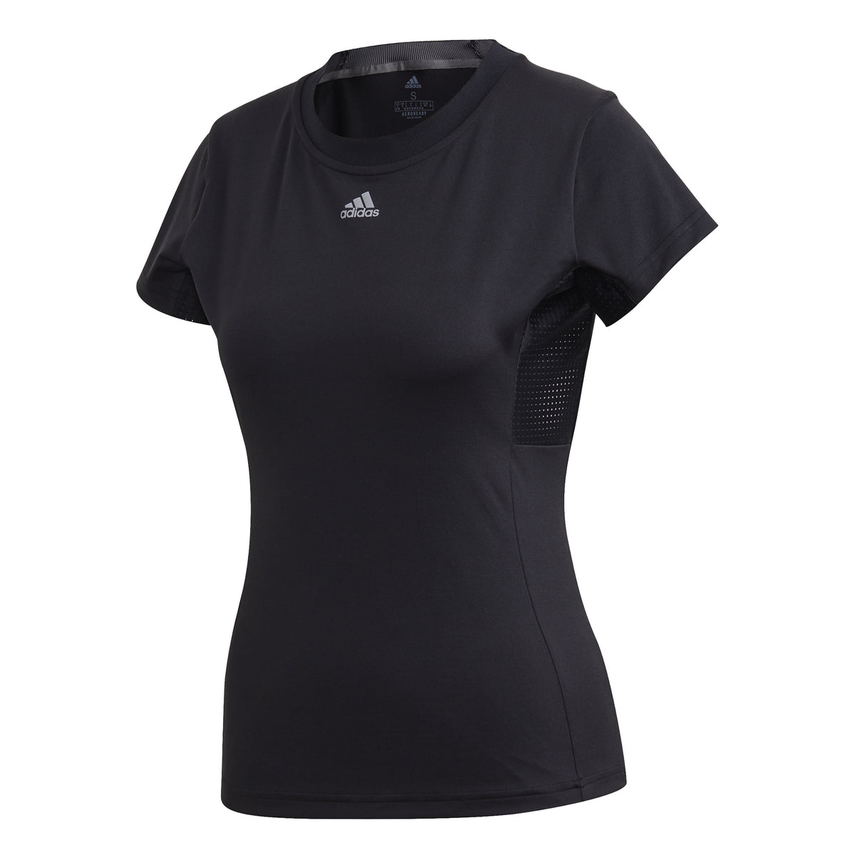 adidas Tennis T-Shirt Damen - schwarz,