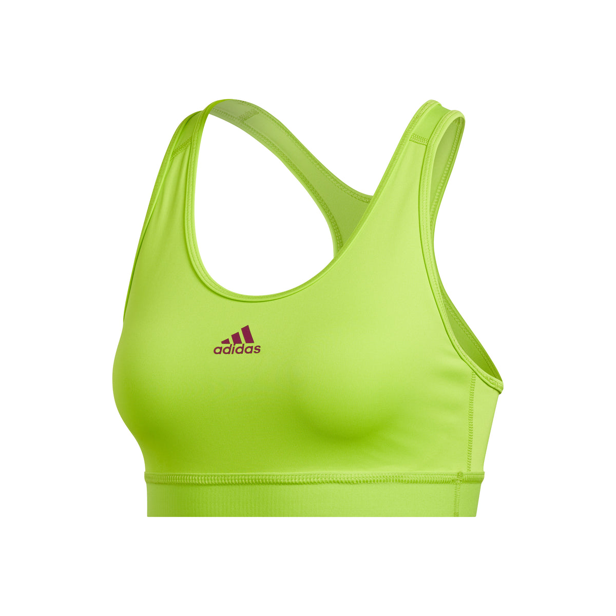 adidas Bt Sport-BH Damen - neongrün, berry