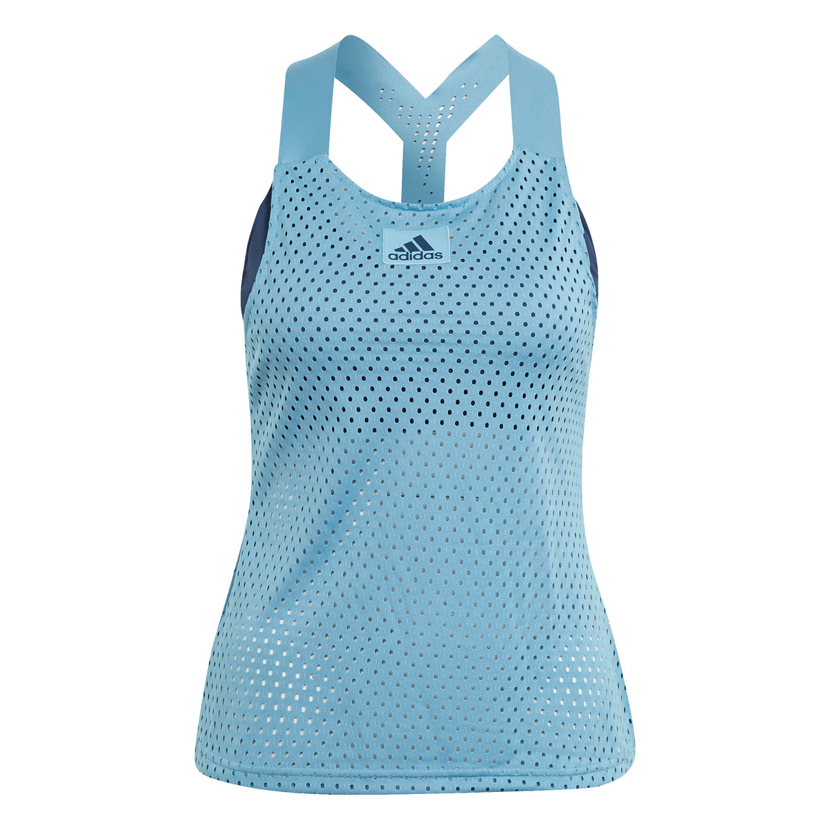 adidas Primeblue Y- Tank-Top Damen - hellblau, dunkelblau