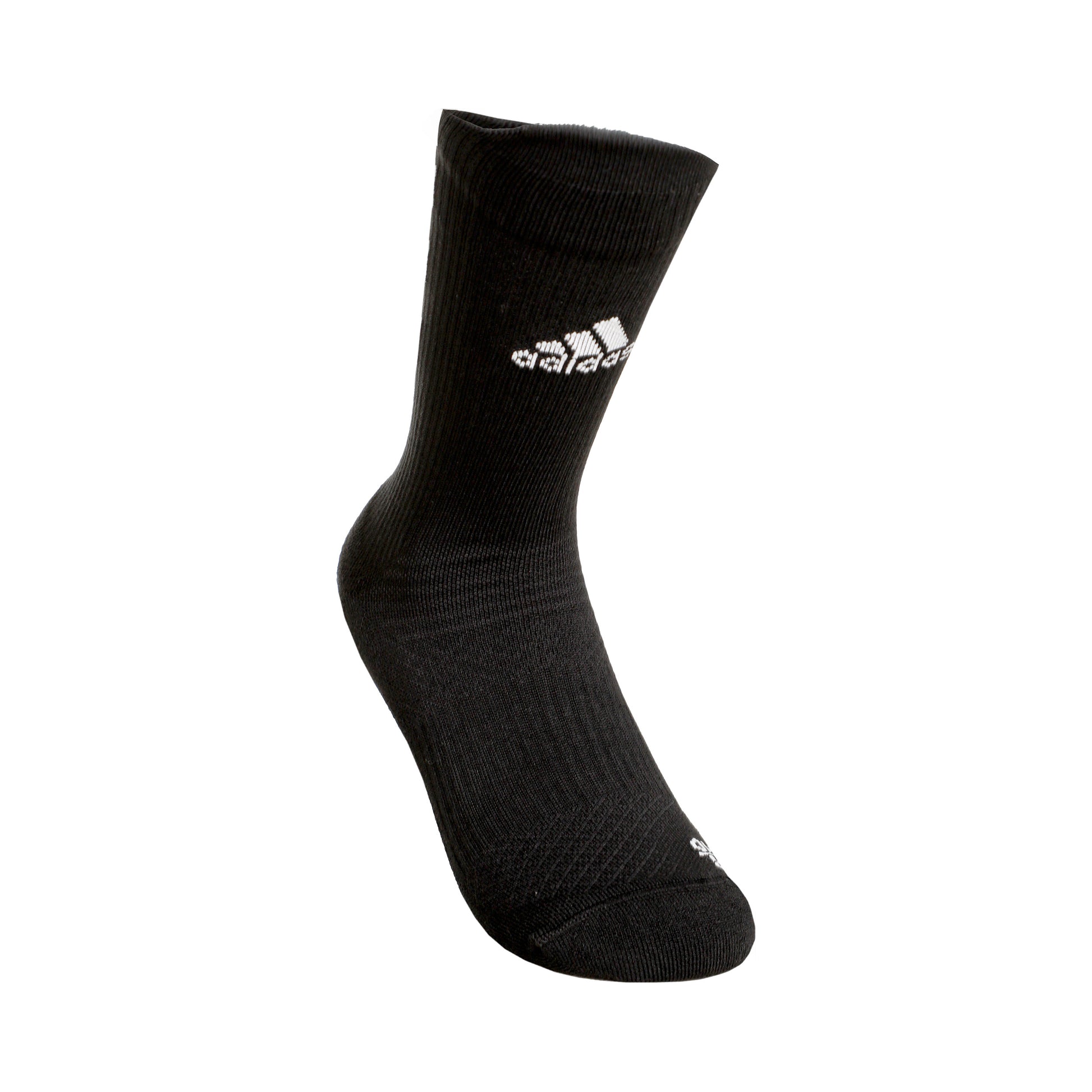 adidas Alphaskin Crew Low Cut Sportsocken-Schwarz,Weiß