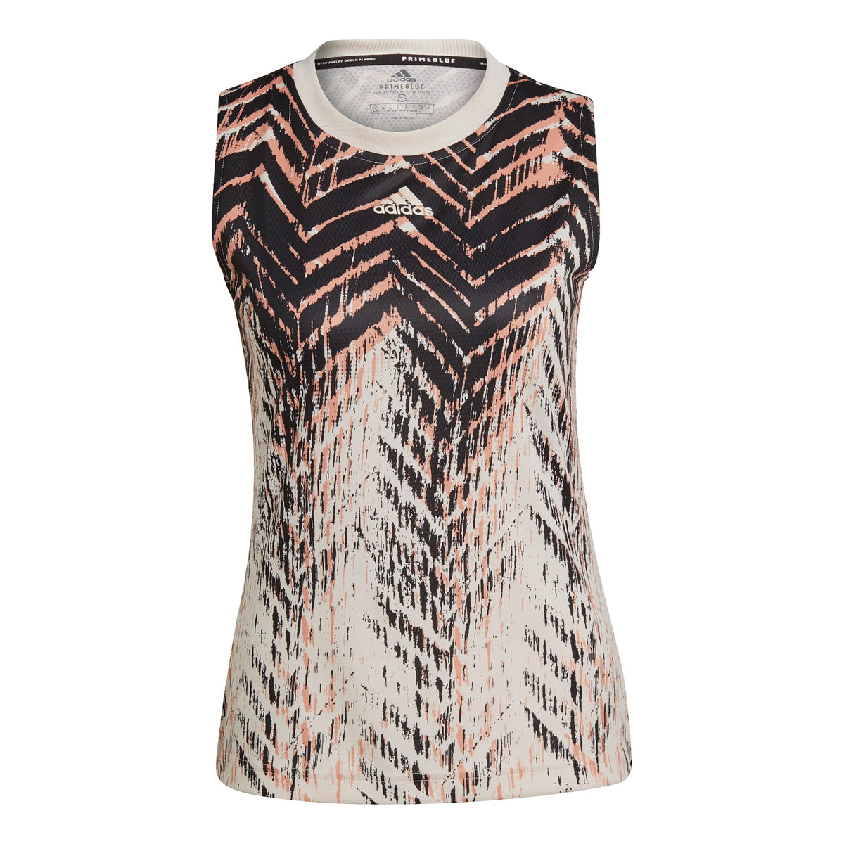 adidas Primeblue Match Tank-Top Damen - creme, schwarz