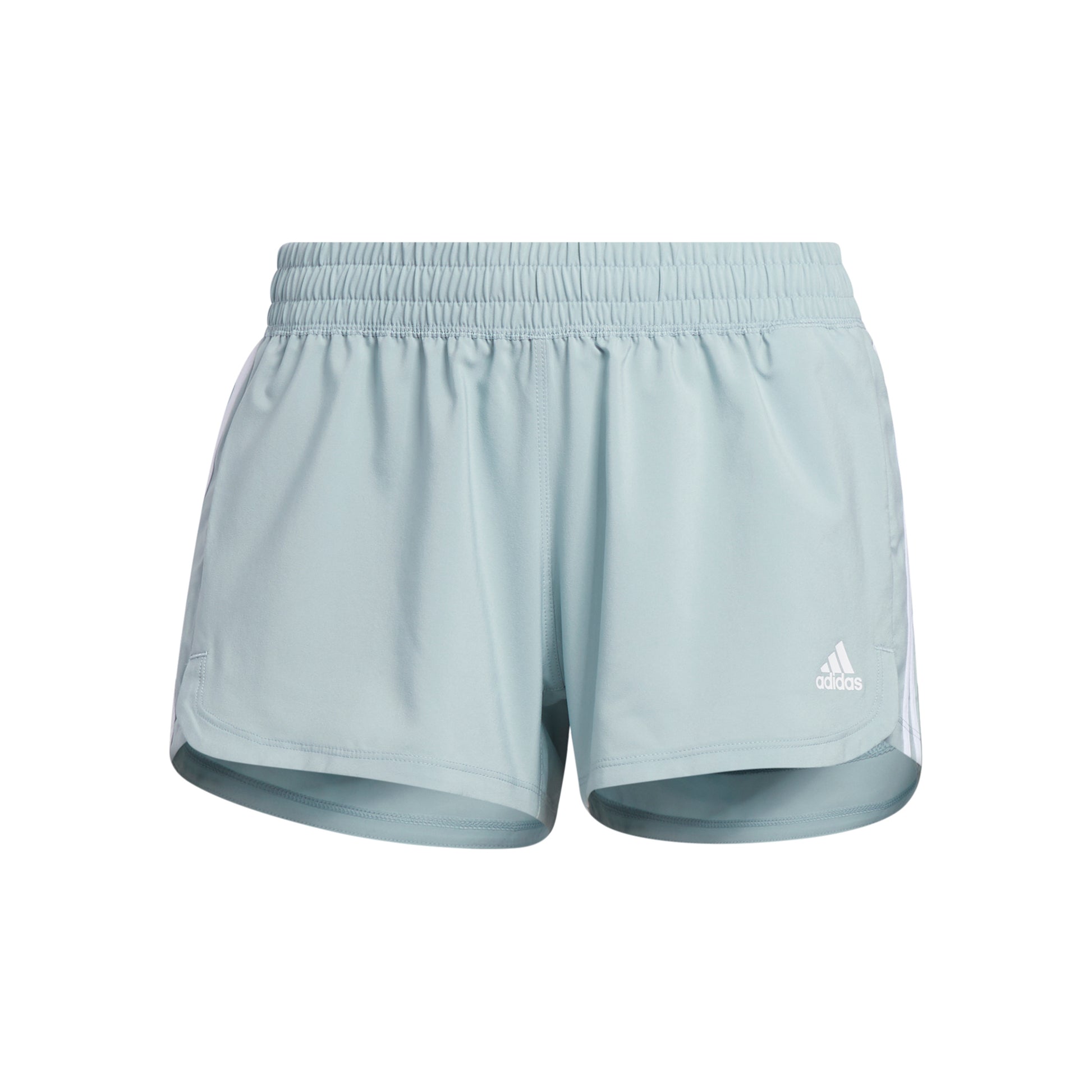 adidas Pacer 3-Streifen Woven Shorts Damen - grau,