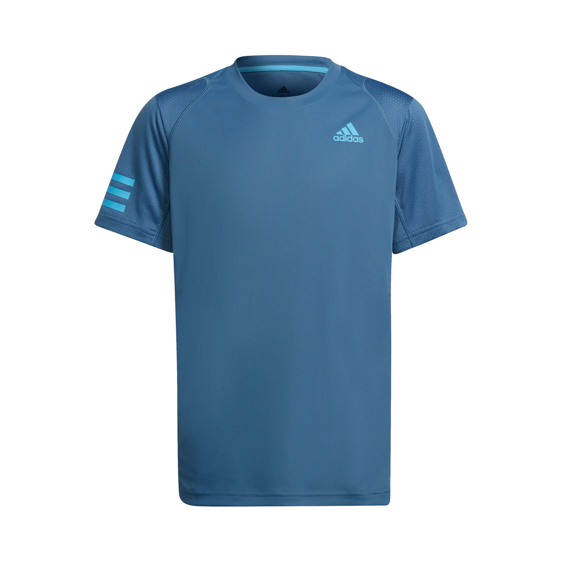 adidas Club 3 Stripes T-Shirt Jungen - blau,