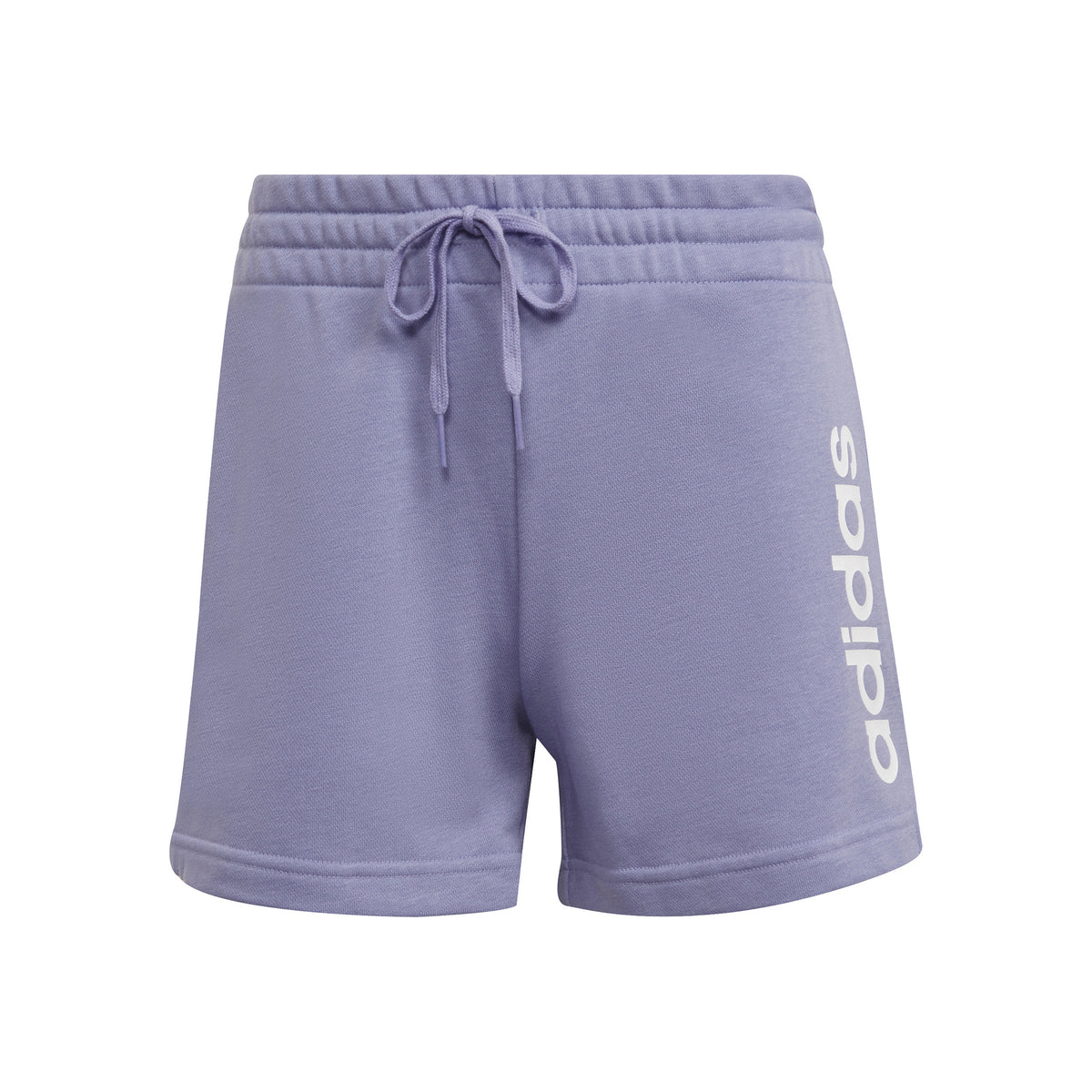 adidas Linear French Terry Shorts Damen - lila, weiß
