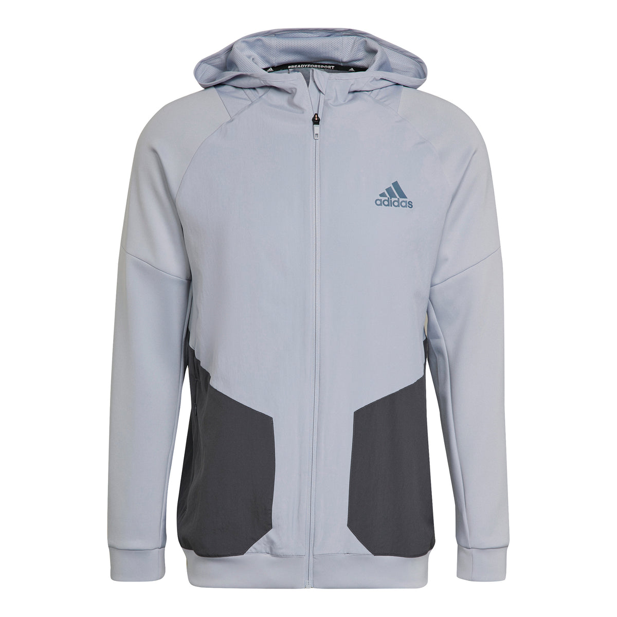 adidas Training Sweatjacke Herren - silber, grau
