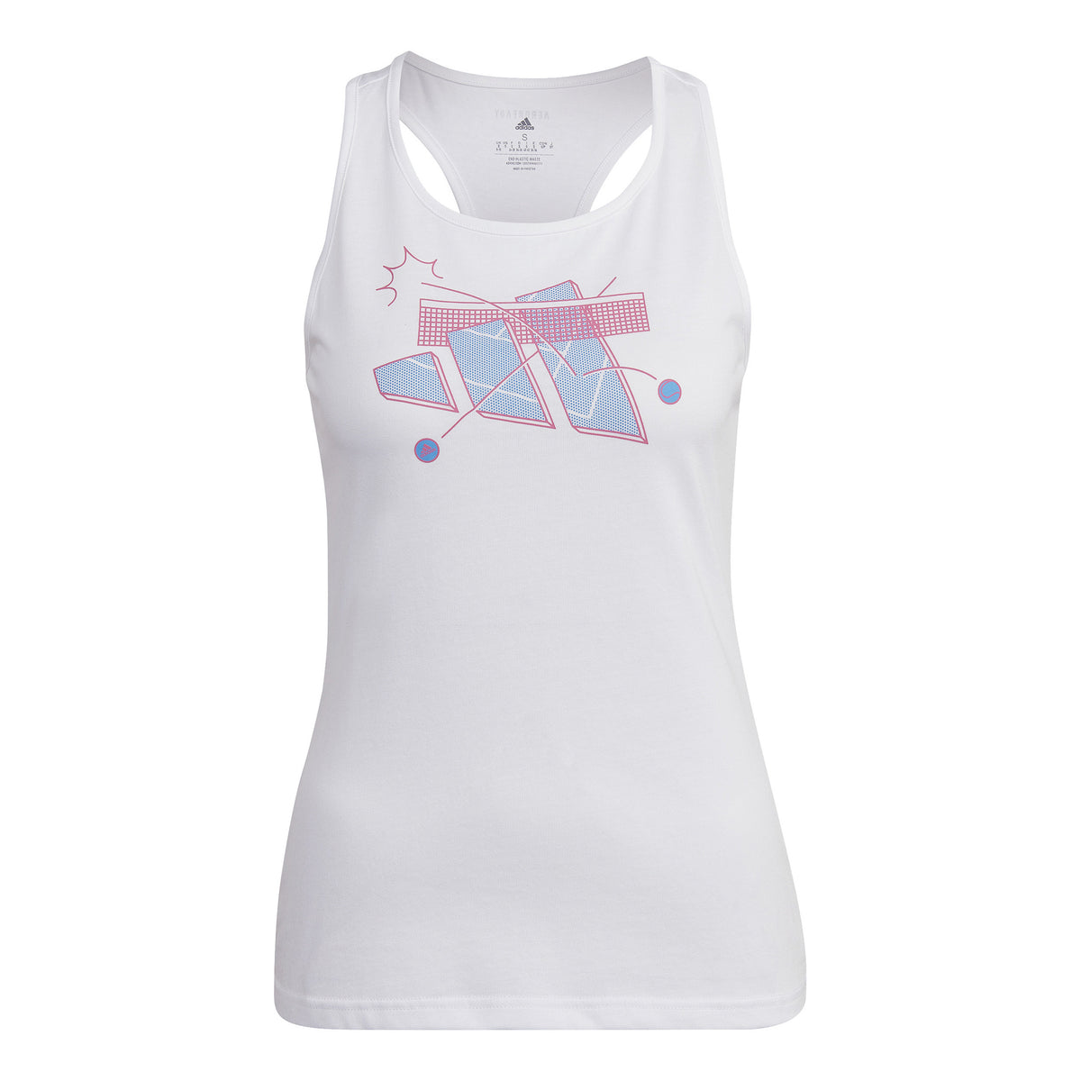 adidas Cat Graphic Tank-Top Damen - weiß,