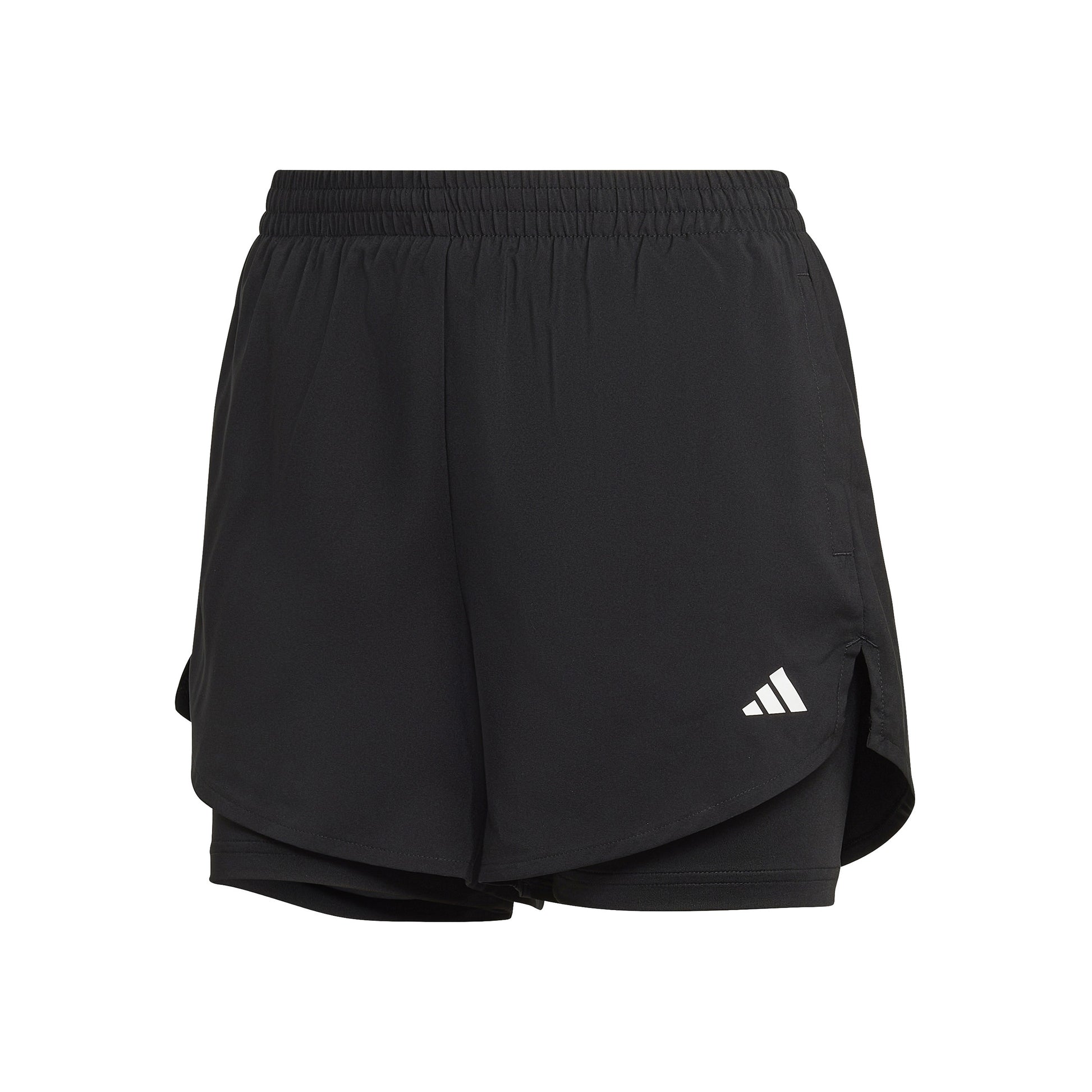 adidas MIN 2in1 Shorts Damen - schwarz,