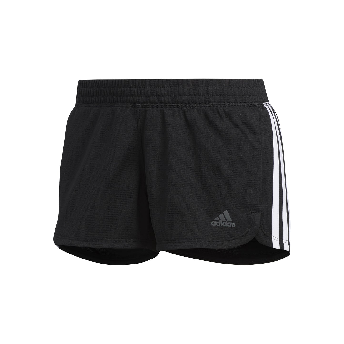 adidas Pacer 3 Stripes Knitted Shorts Damen - schwarz,