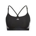 Aeroreact Low-Support 3Stripes Sport-BH Damen - schwarz