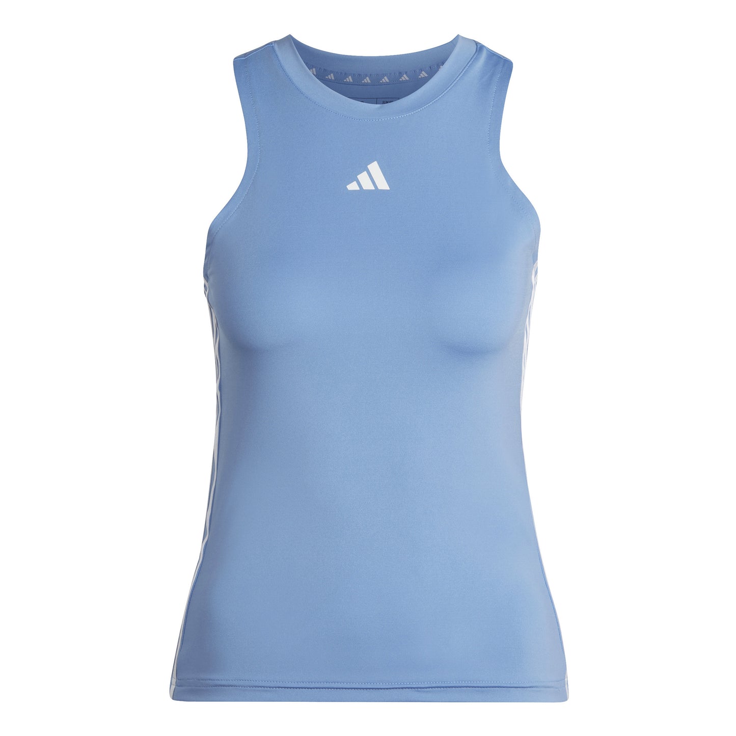 adidas Training  Regular 3-Stripes Tank-Top Damen - hellblau, weiß