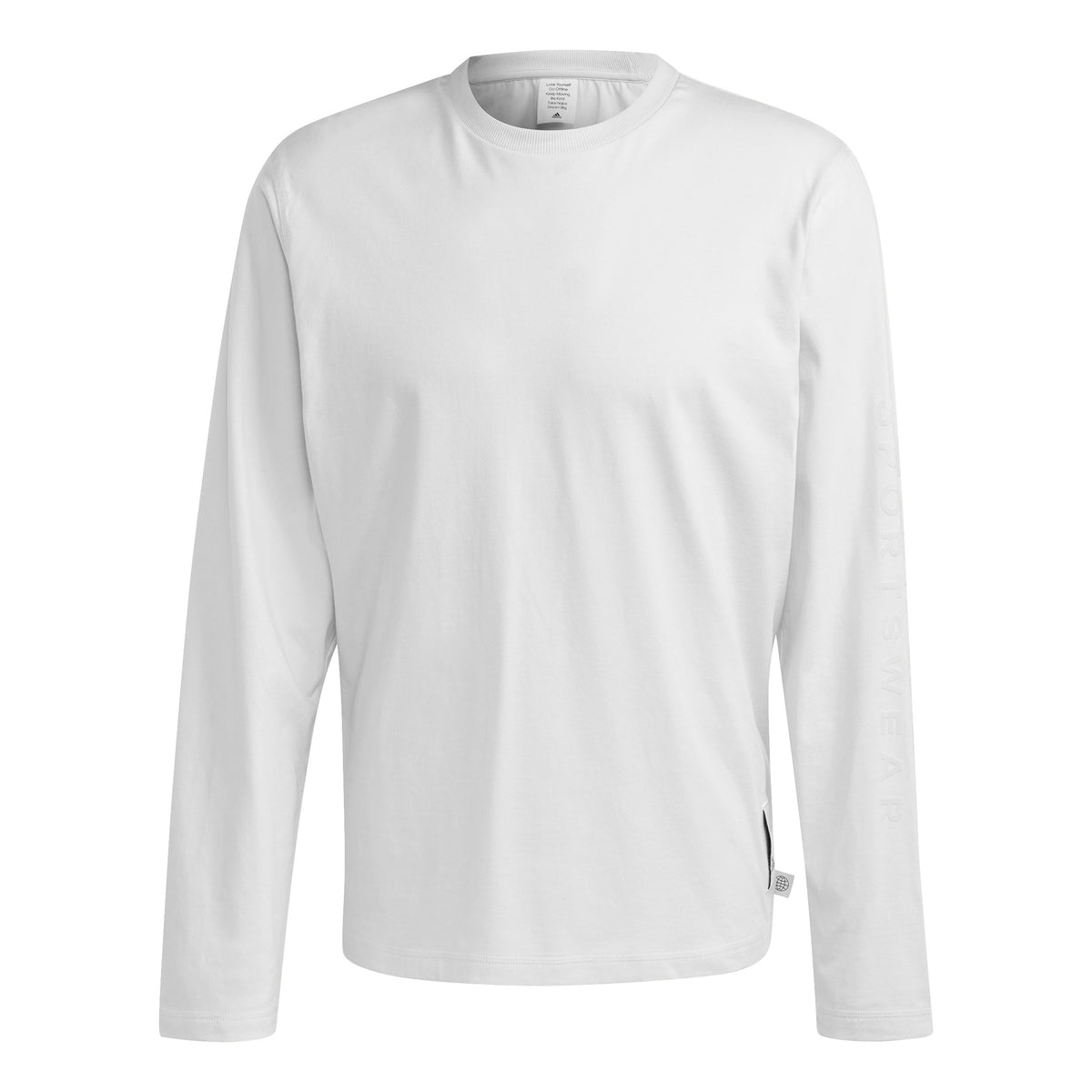 adidas Lounge Long-Sleeve Top Longsleeve Herren - weiß,