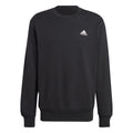 French Terry Embroidered Small Logo Sweatshirt Herren - schwarz,