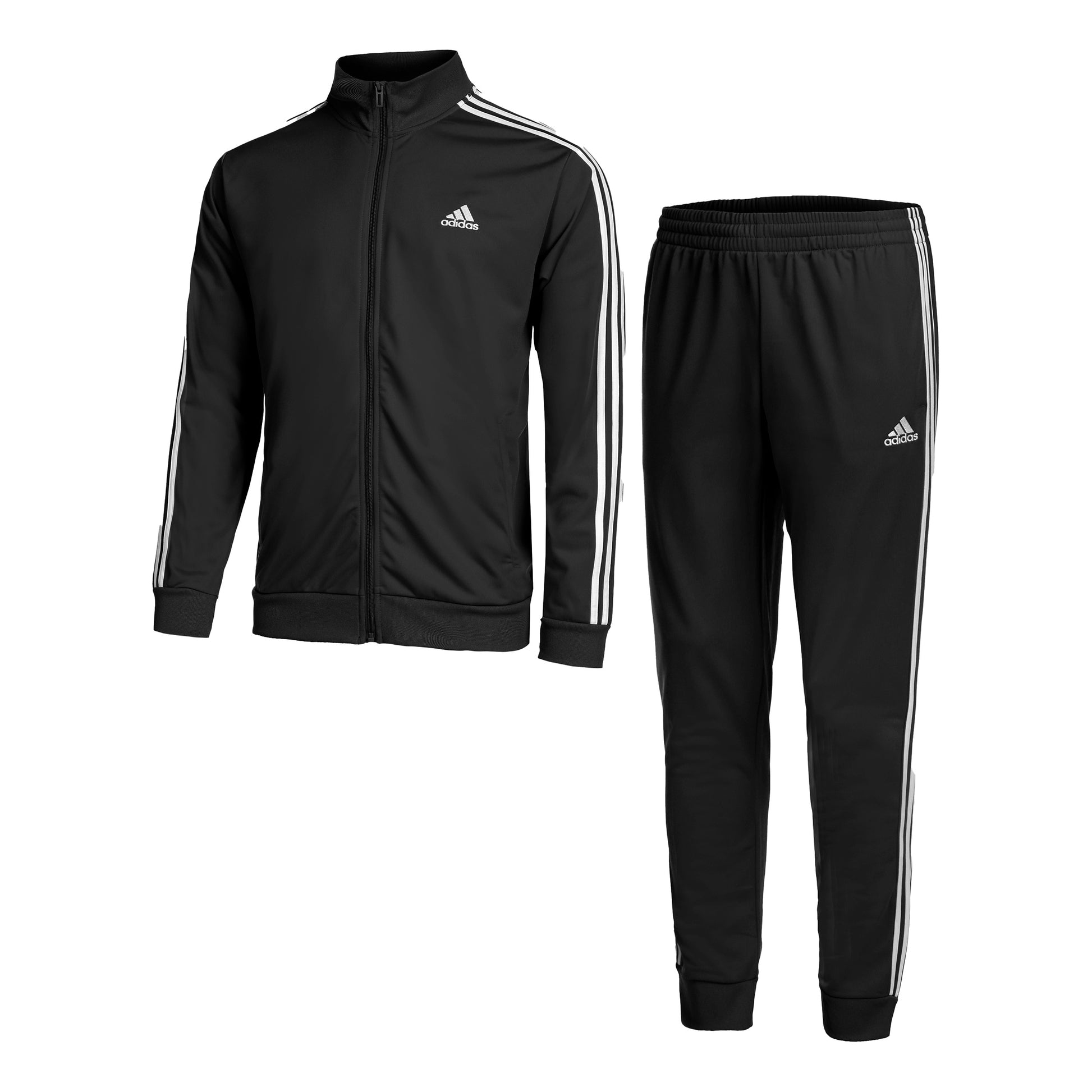adidas 3Stripes Training Trainingsanzug Herren - schwarz, weiß