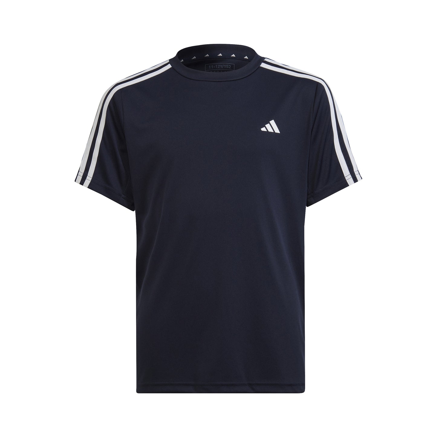 adidas Train AEROREADY 3-Stripes Regular-Fit T-Shirt Jungen - dunkelblau, weiß