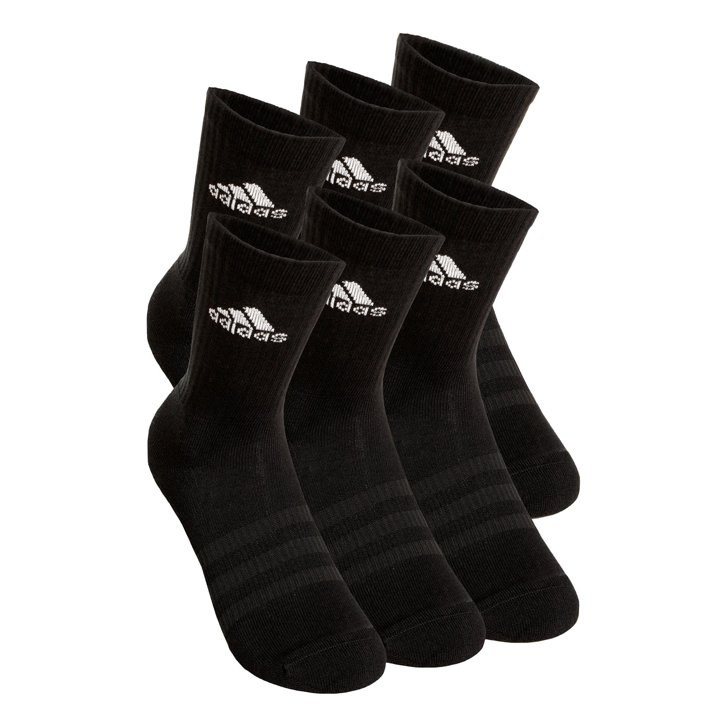 adidas Crew Sportswear Ankle Sportsocken 6er Pack-Schwarz,Weiß