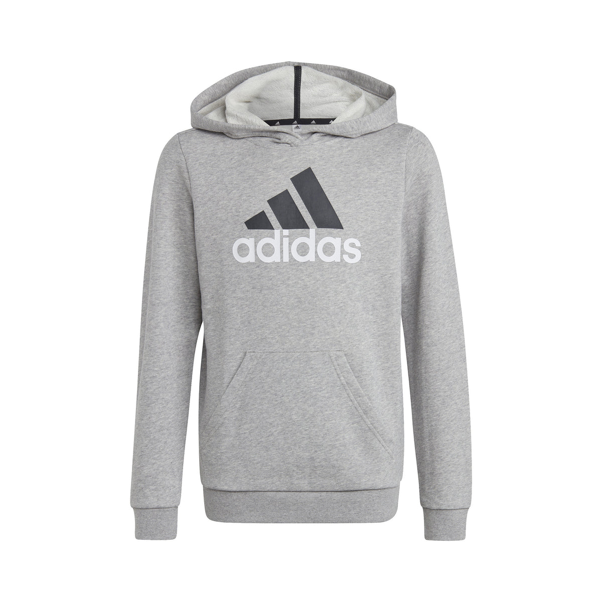 adidas Big Logo 2 Hoody Jungen - hellgrau,