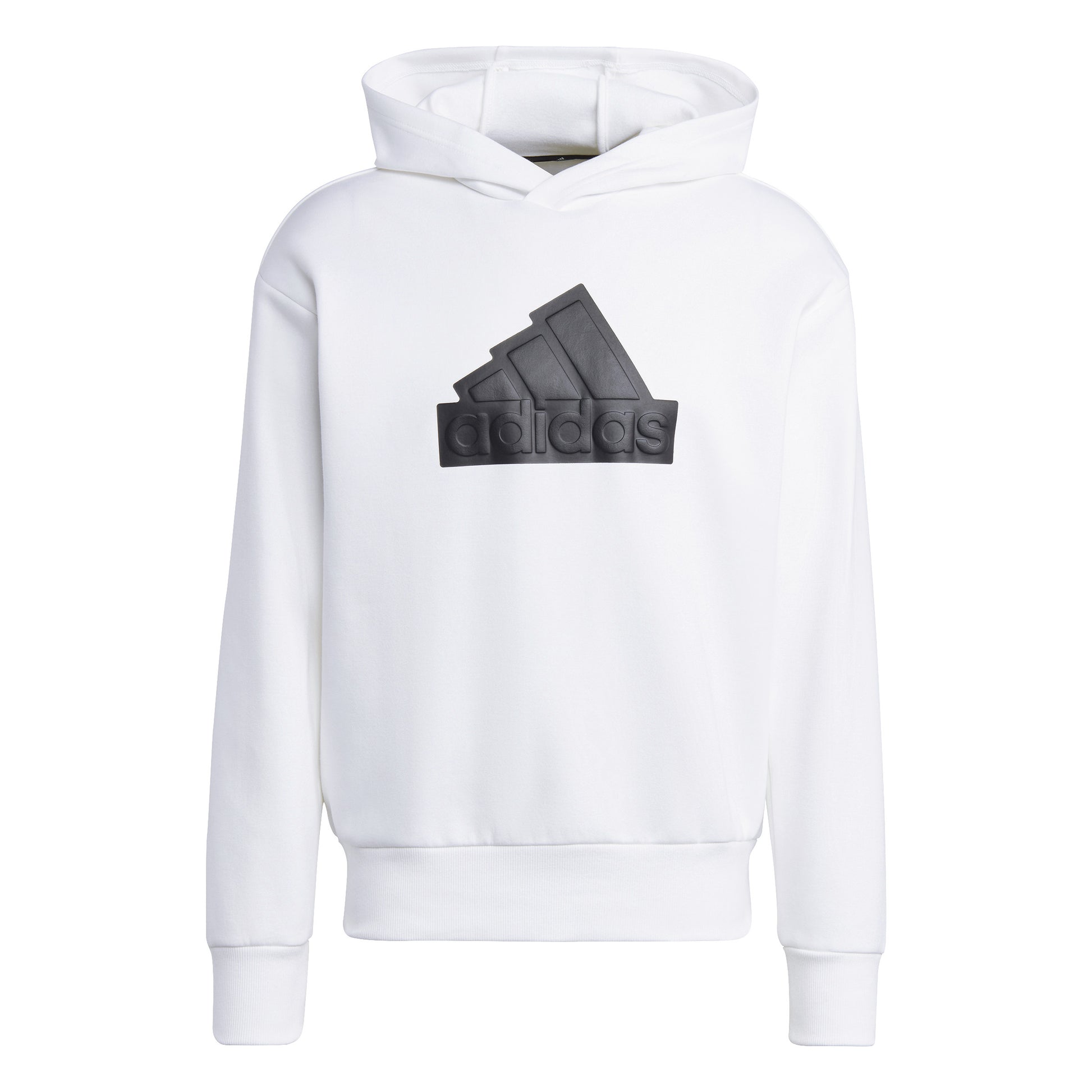adidas Future Icon Badge of Sport Hoody Herren - weiß, schwarz