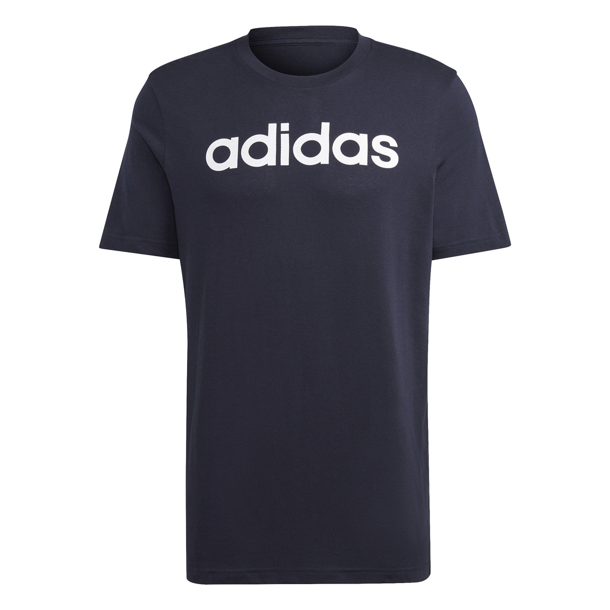 adidas LIN Singel Jersey T-Shirt Herren - dunkelblau, weiß