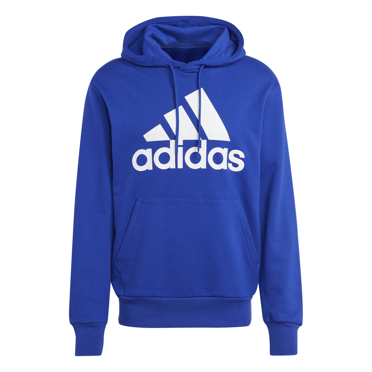 adidas Big Logo French terry Hoody Herren - blau, weiß