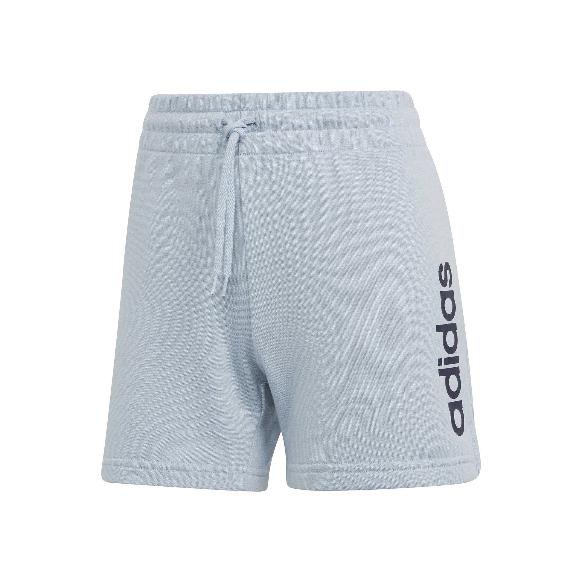 adidas Linear French terry Shorts Damen - blaugrau, dunkelblau