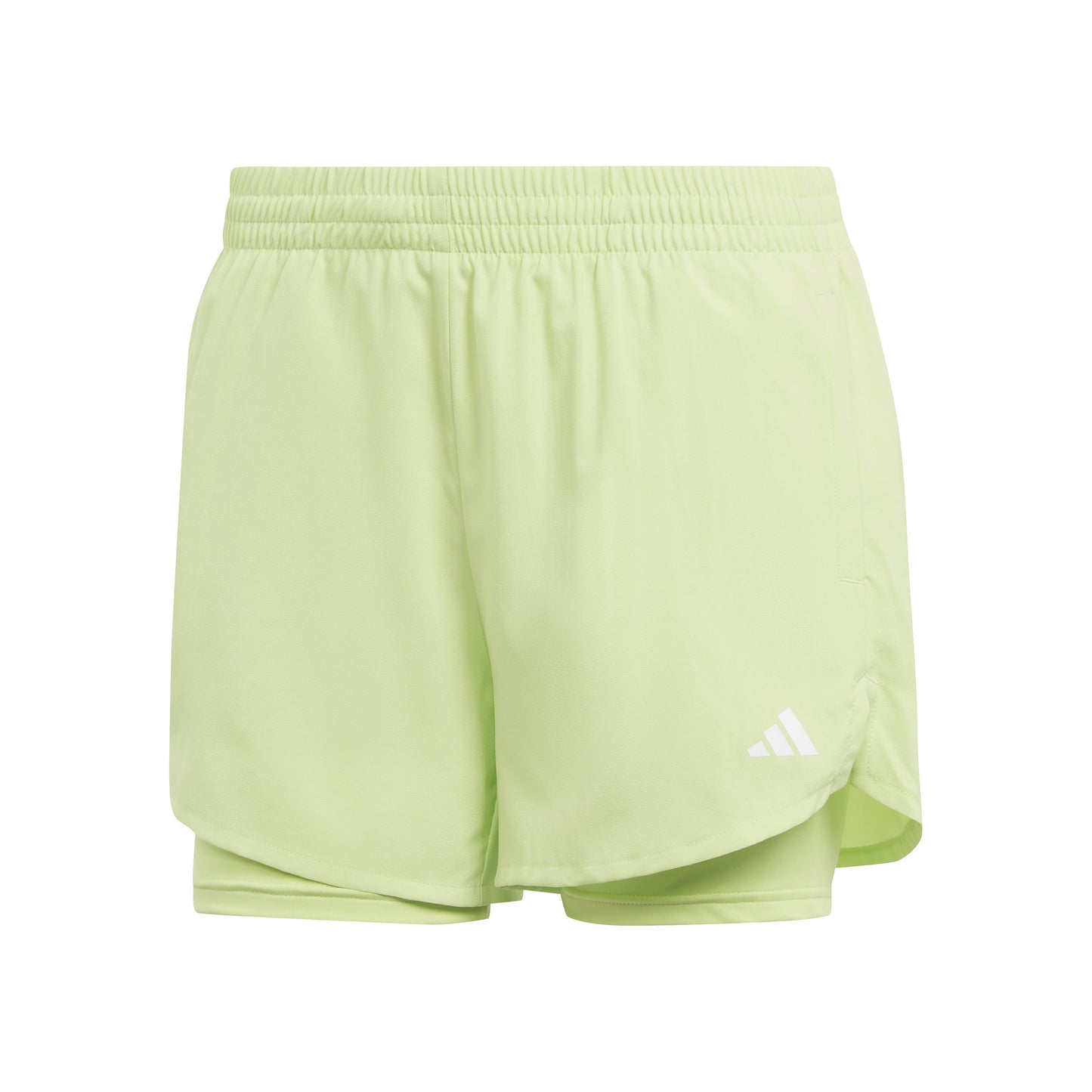 adidas MIN 2in1 Shorts Damen - limette,