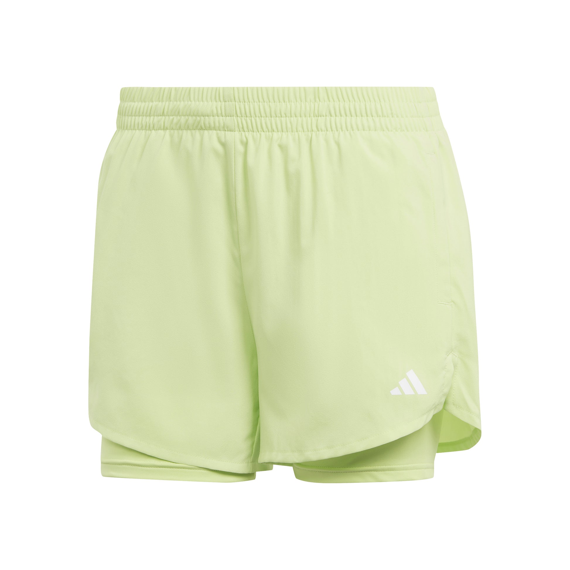adidas MIN 2in1 Shorts Damen - limette,