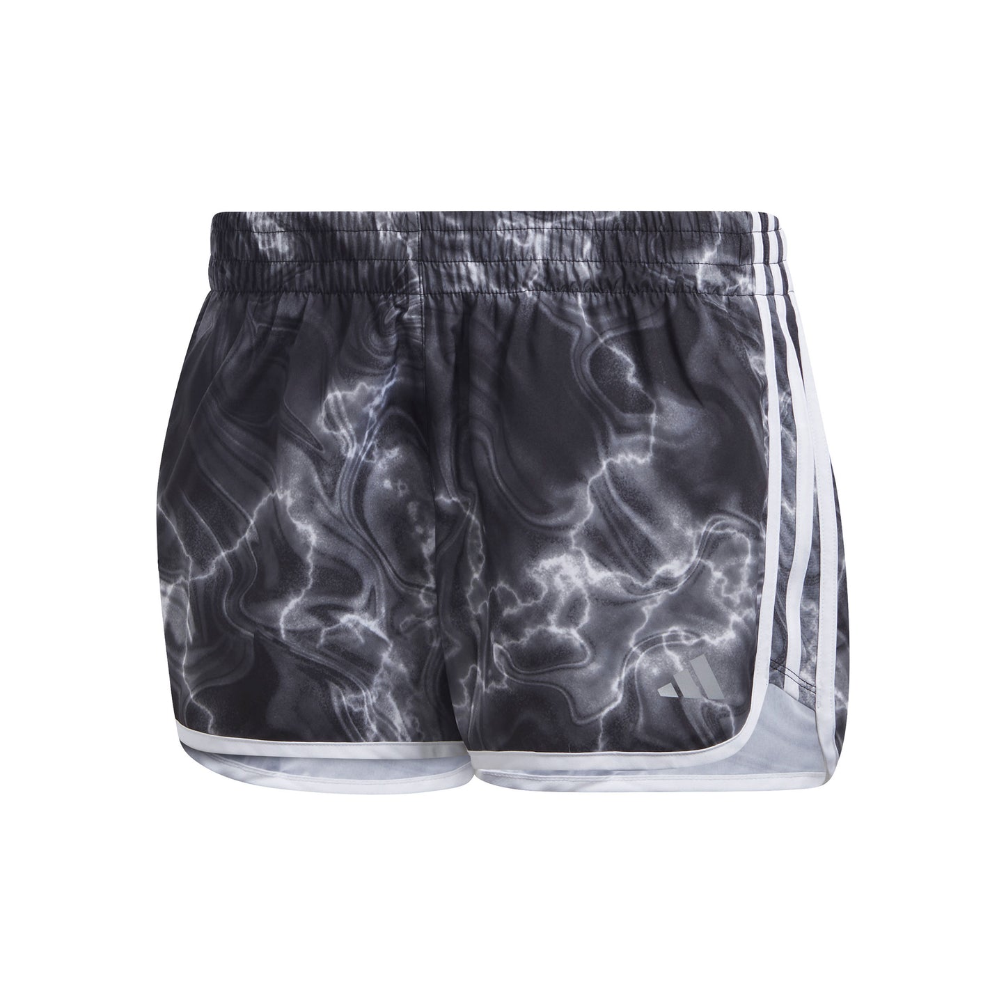 adidas M20 3in AOP Laufshorts Damen-Schwarz,Mehrfarbig