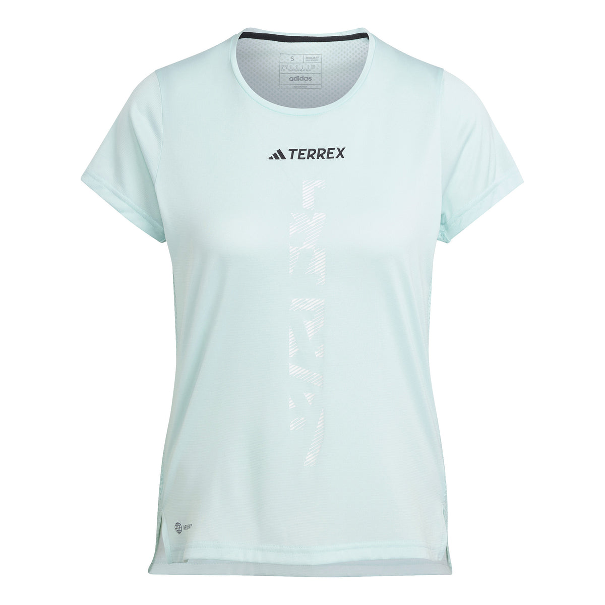 adidas Terrex AGR Laufshirt Damen - hellblau,
