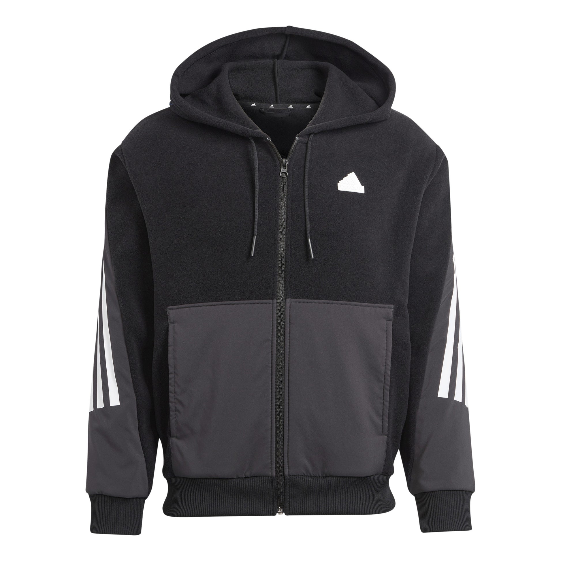adidas Future Icon 3 Stripes Sweatjacke Herren - schwarz, weiß
