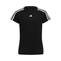 3Stripes T-Shirt Mädchen - schwarz, weiß