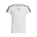 3Stripes T-Shirt Mädchen - weiß, schwarz
