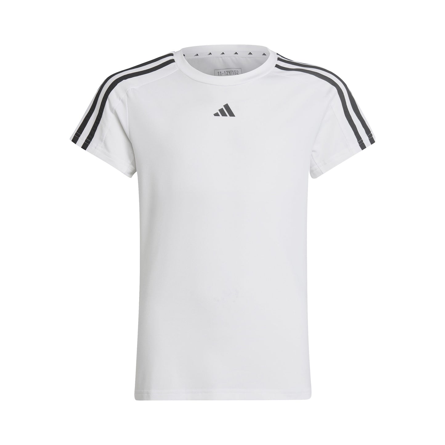adidas 3Stripes T-Shirt Mädchen - weiß, schwarz