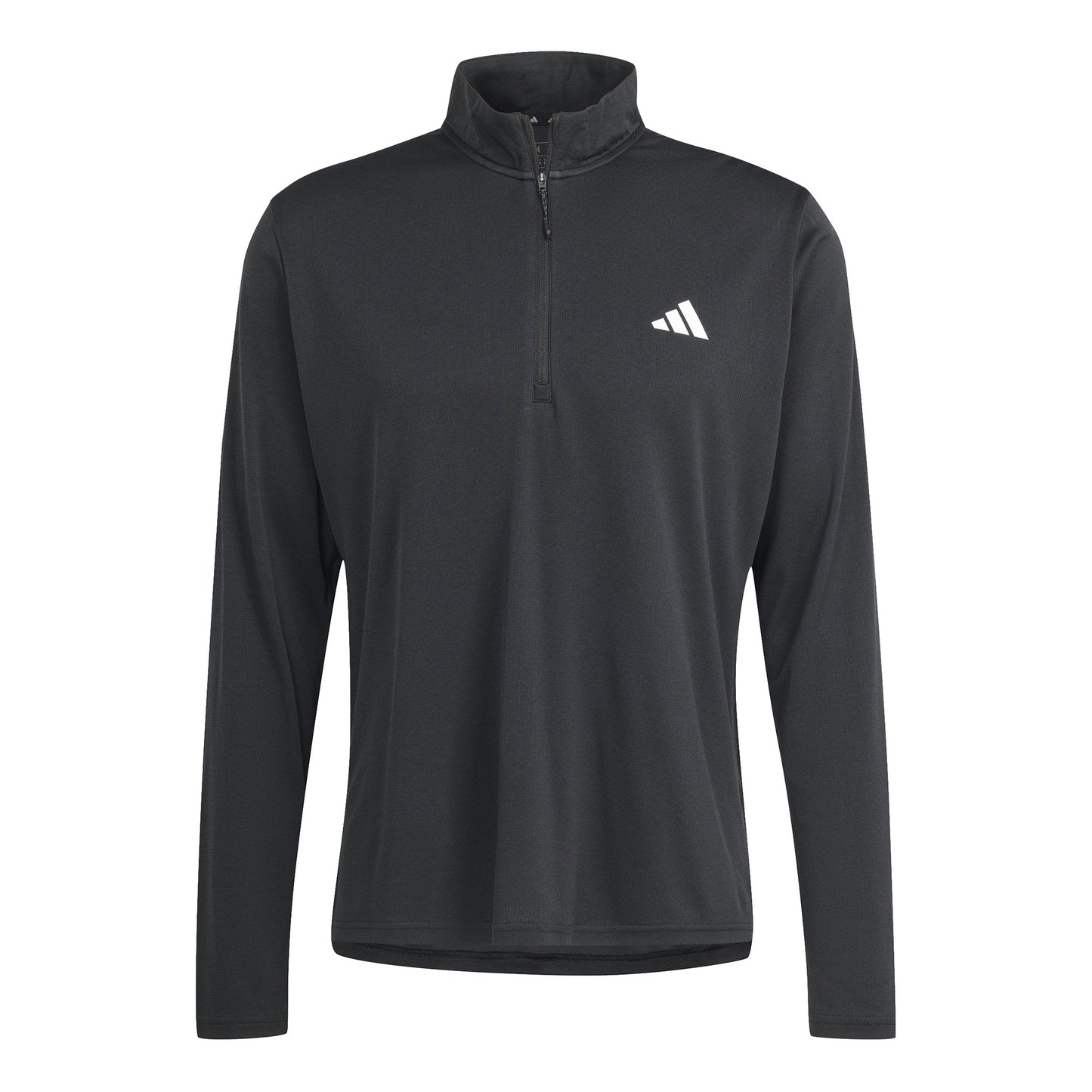adidas Essentials 1/4 Zip Longsleeve Herren-Schwarz