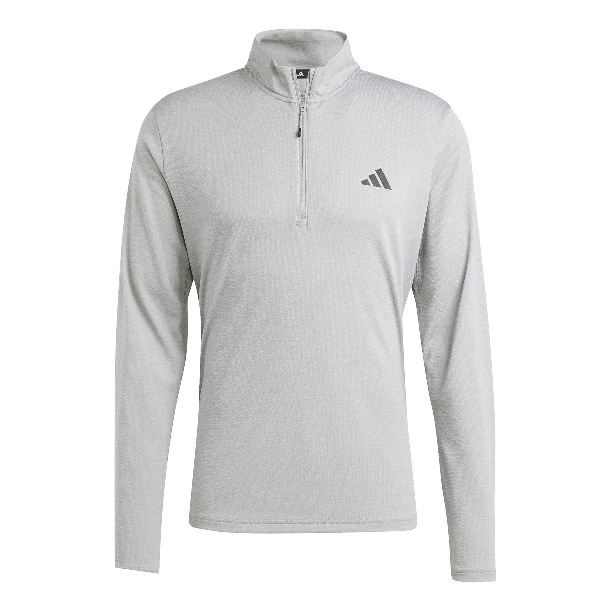 adidas Essentials 1/4 Zip Longsleeve Herren - hellgrau,