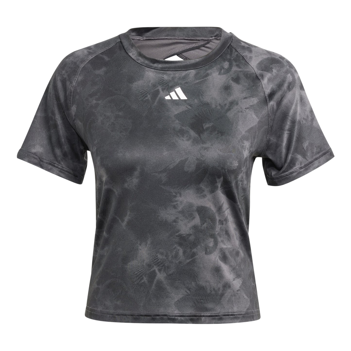 adidas AOP Flower T-Shirt Damen - grau, mehrfarbig