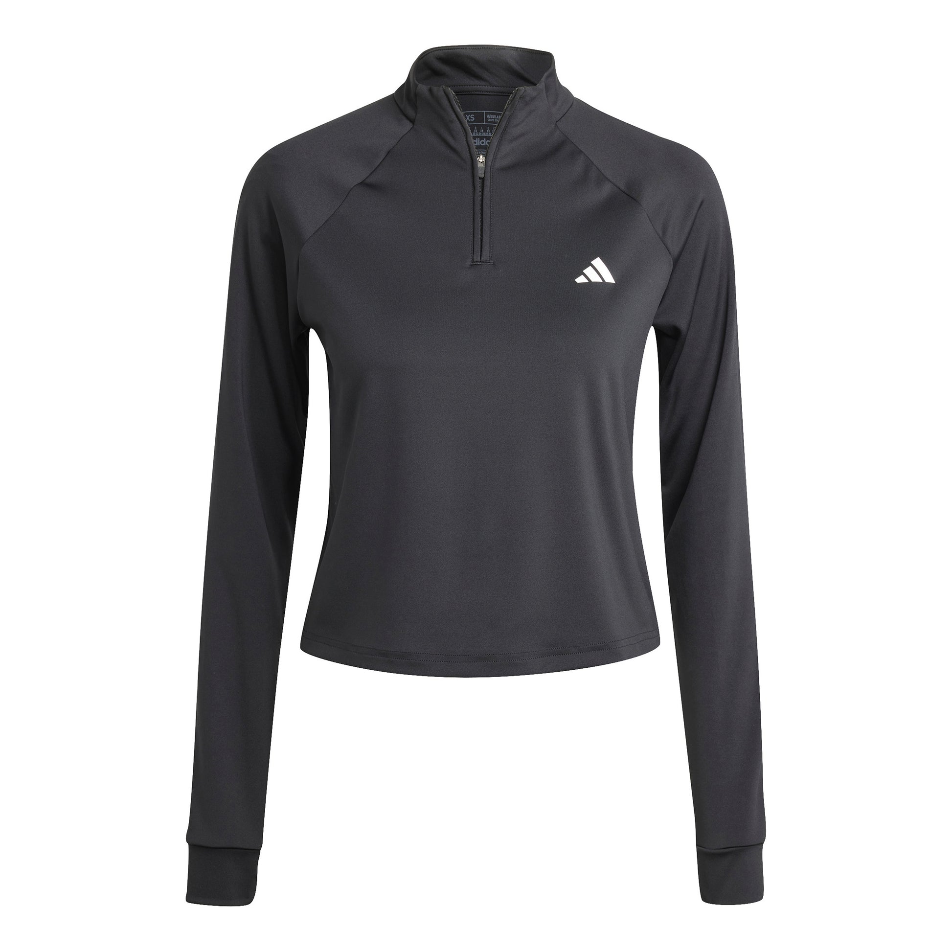 adidas Essentials 1/4 Zip Longsleeve Damen-Schwarz