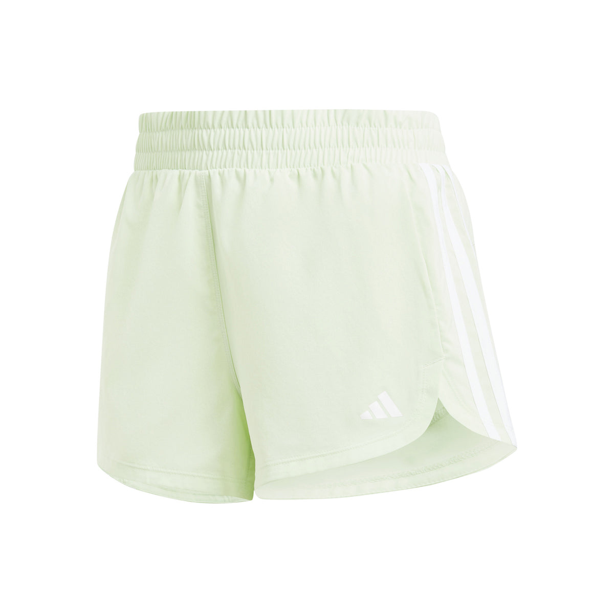 adidas Pacer Woven mid Shorts Damen - hellgrün,