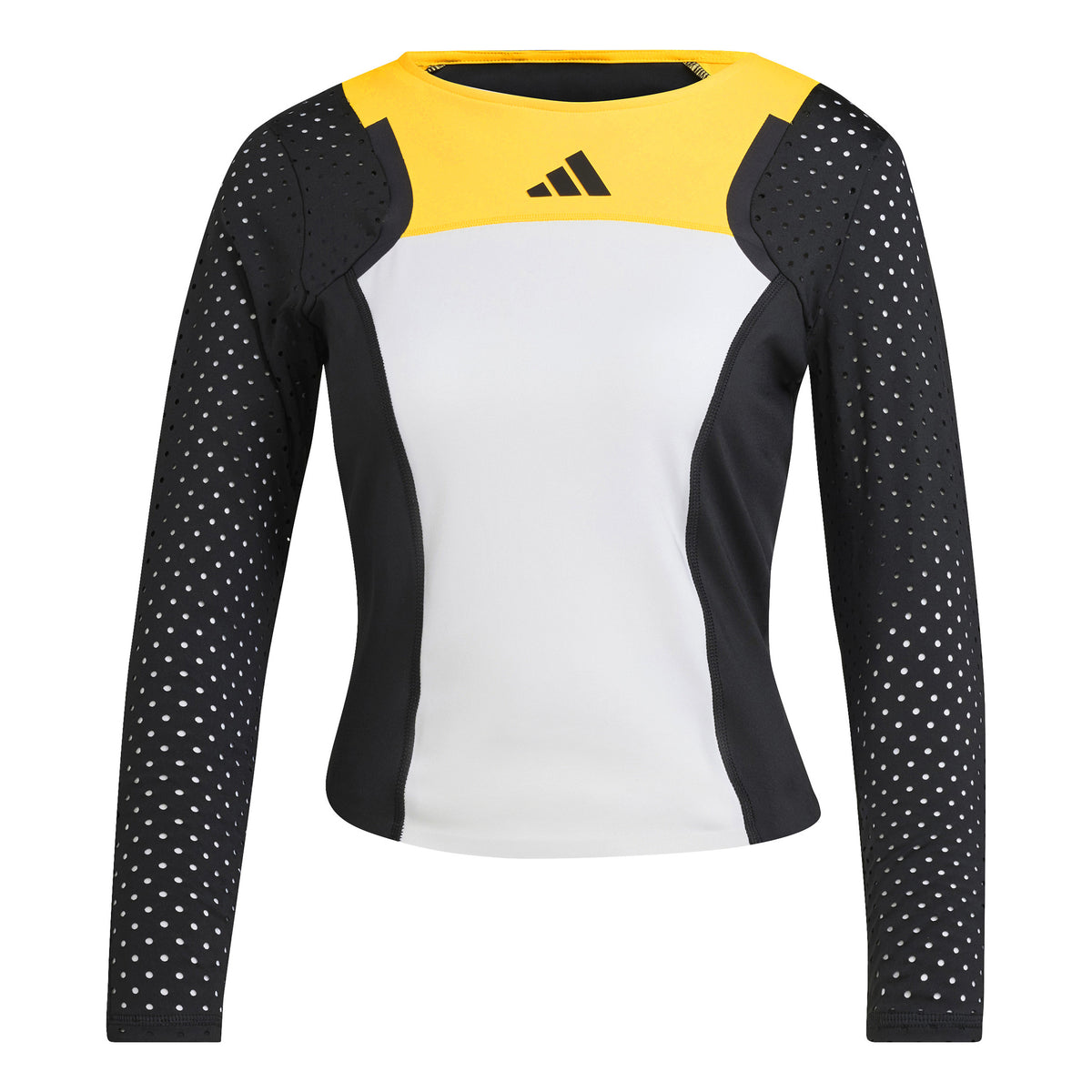 adidas 3/4 Pro Longsleeve Damen - weiß, schwarz